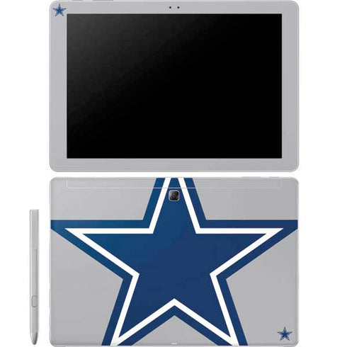 NFL Dallas Cowboys Retro Logo Galaxy Book 12in Skin